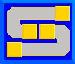 Small blue-bordered S-I logo
